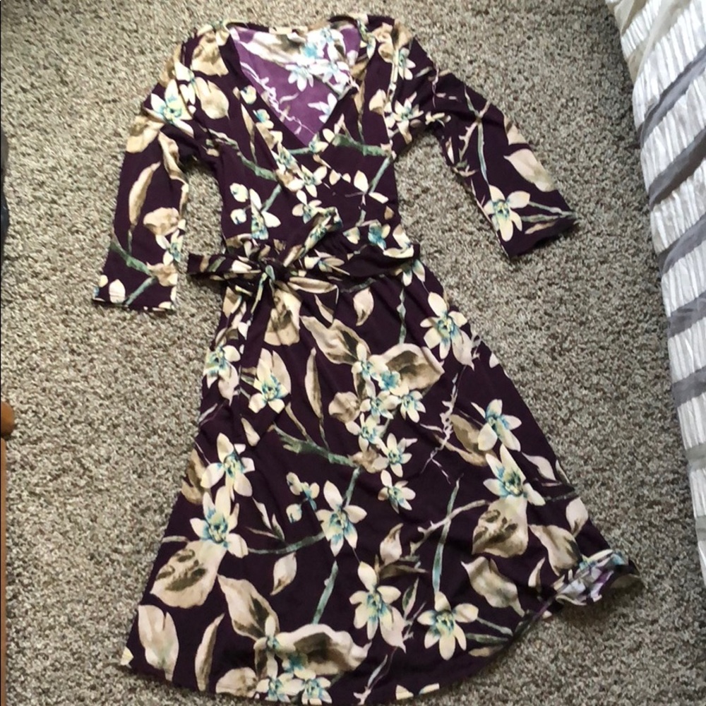 Pinkblush small purple floral dress
